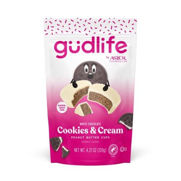 Gudlife Cookies & Cream White Chocolate Peanut Butter Cups